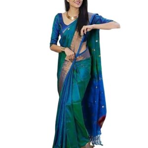 Women's Kanjivaram Woven Soft Silk Saree
