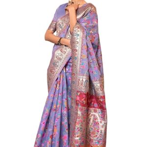 Women's Kanjivaram Pure Soft Silk Handloom Saree
